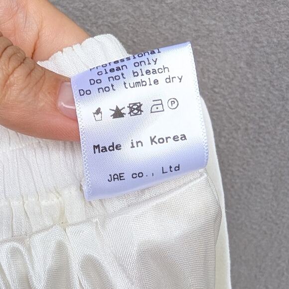 NWT Storets White Isla Floaty Ruffle Cotton Mini Skirt/Skort, size S-M - Picture 8 of 8